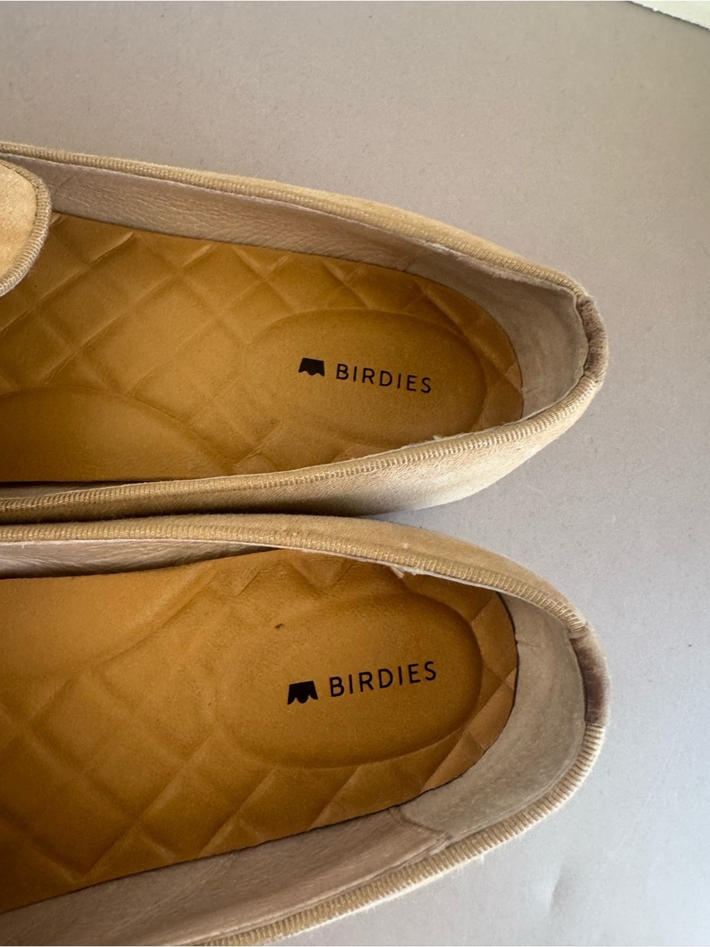 Birdies Slip-On Loafers in Light Tan Suede - Picture 8 of 8